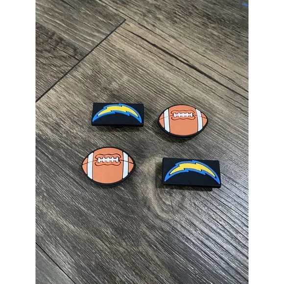 Los Angeles Chargers Football Team Charm For Crocs Shoe Charms Pieces